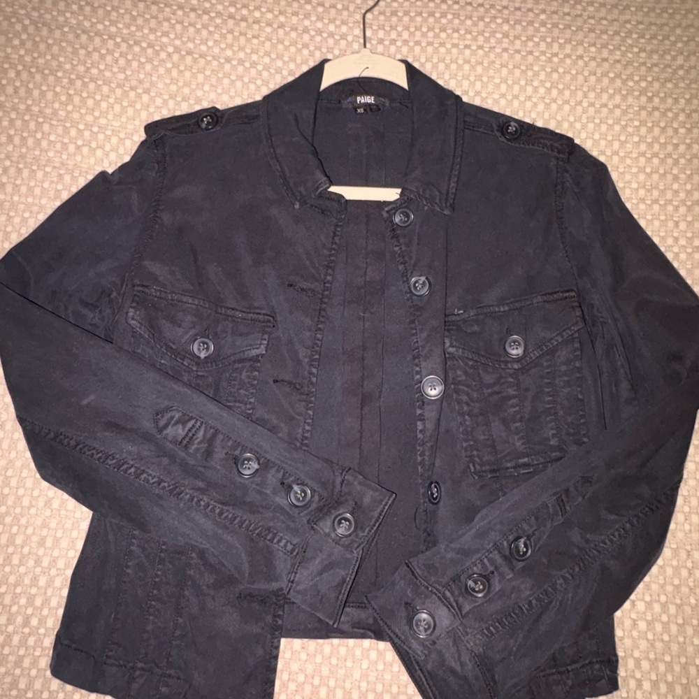 PAIGE Dark Utility Jacket